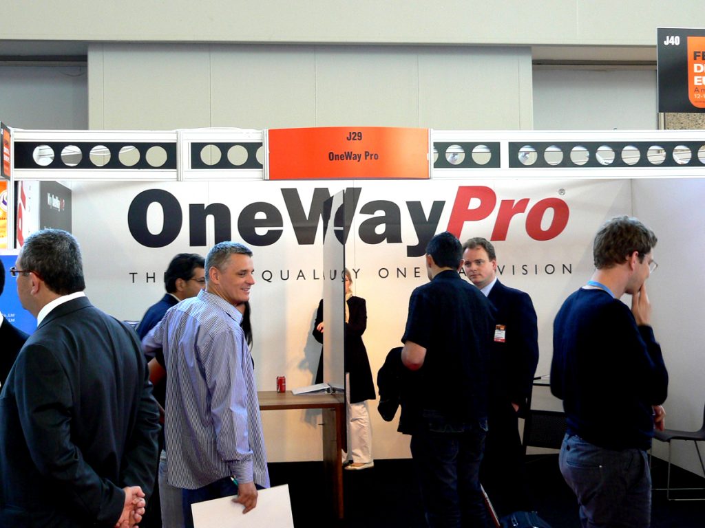 Fespa Digital Europe Amsterdam 2009 - OneWayPro booth