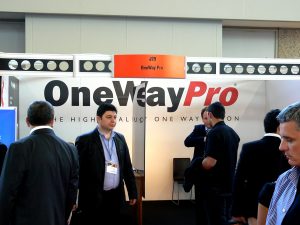 Fespa Digital Europe Amsterdam 2009 - OneWayPro booth